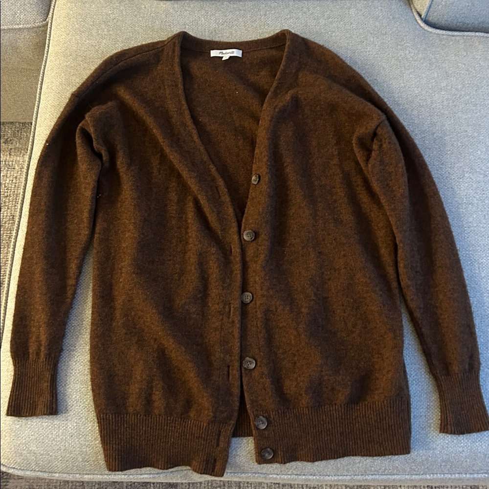 Madewell Chocolate Knit Sweater